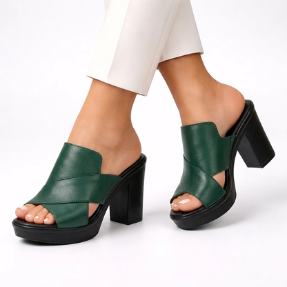 Sandali eleganti con tacco