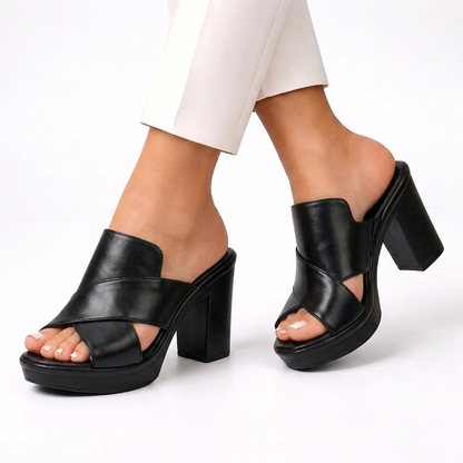 Sandali eleganti con tacco
